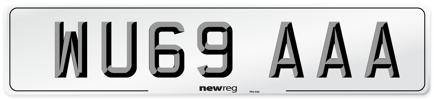 WU69 AAA Number Plate from New Reg